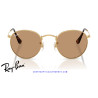 Ray-Ban Round Metal Arista / Brown Sunglasses | Centro Óptico Alpedrete