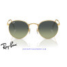 Ray-Ban Round Metal Arista Gold / Green Vintage Sunglasses | Centro Óptico