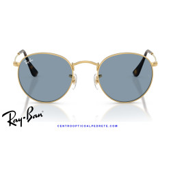 Ray-Ban Round Metal Arista / Blue Sunglasses | Centro Óptico Alpedrete