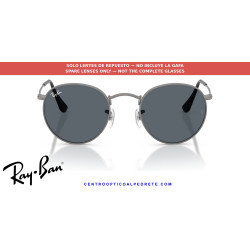 Ray-Ban RB3447 Round Metal Replacement Lenses Blue | Alpedrete