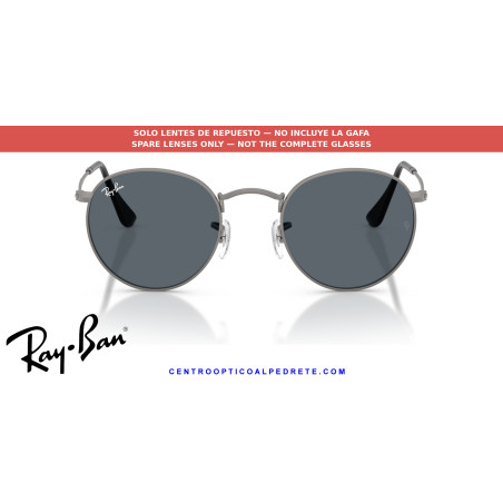 Lentes repuesto Ray-Ban Round Metal RB3447 Azul | Alpedrete | Centro Optico