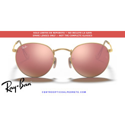 Ray-Ban RB3447 Round Metal Replacement Lenses Solid Color | Alpedrete