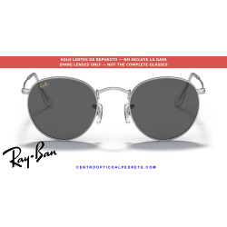 Ray-Ban RB3447 Round Metal Replacement Lenses Dark Grey | Alpedrete