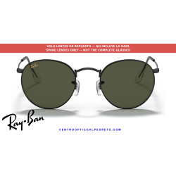 Lentes repuesto Ray-Ban Round Metal RB3447 G-15 verde | Alpedrete