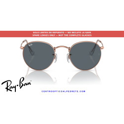 Ray-Ban RB3447 Round Metal Replacement Lenses Blue | Alpedrete