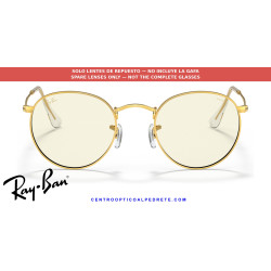 Ray-Ban RB3447 Round Metal Replacement Lenses Transparent Photochromic