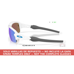 Polished White Temples Oakley Flak 2.0 S Replacement | COA