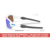 Varillas Polished White Oakley Flak 2.0 S Repuesto | COA