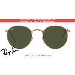Ray-Ban RB3447 Round Metal Replacement Lenses Green | Alpedrete