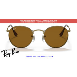 Ray-Ban Round Metal RB3447 Antique Gold Replacement Temples (922833)