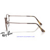 Ray-Ban Round Metal Brown Prescription Glasses (RX3447V 3230)