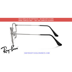 Ray-Ban Round Metal RX3447V Gunmetal Replacement Temples (2620)