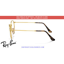 Varillas Ray-Ban Round Metal RX3447V Carey sobre oro (2945) | Alpedrete