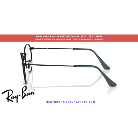 Varillas Ray-Ban Round Metal RX3447V Negro (2509) | Alpedrete