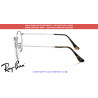 Ray-Ban Round Metal RX3447V Blue On Silver Replacement Temples (2970)