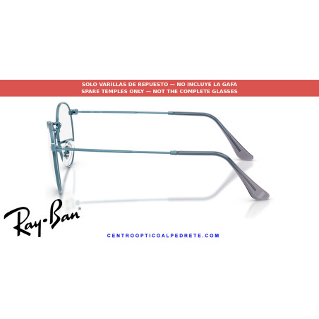 Ray-Ban Round Metal RX3447V Blue Replacement Temples (3224)