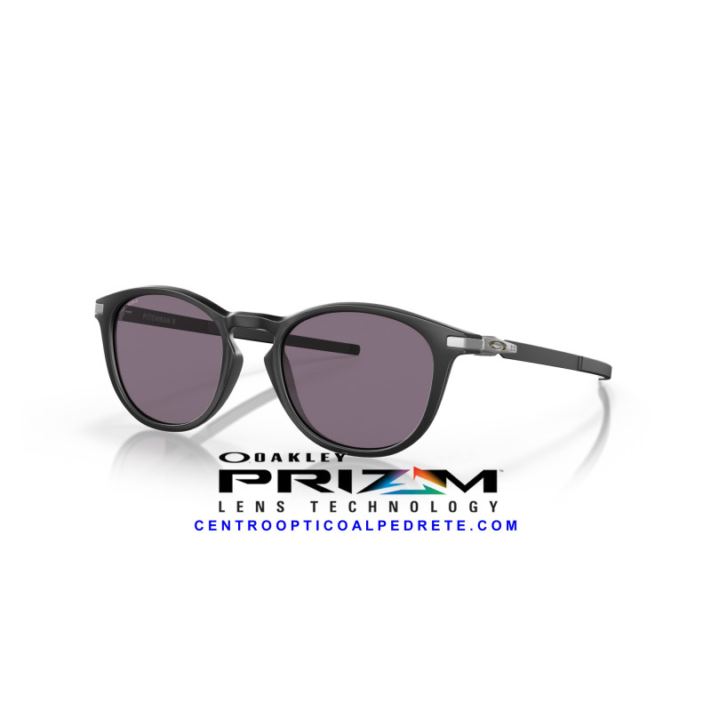 Oakley Pitchman R Satin Black Prizm Grey Sunglasses OO9439-01