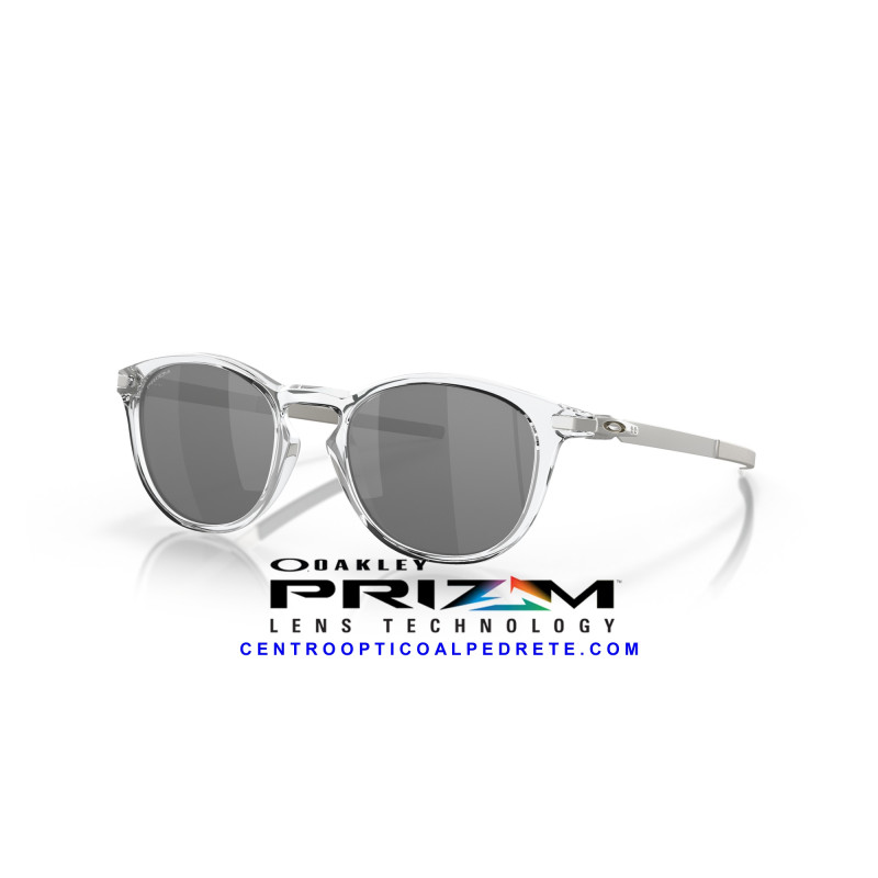 Oakley Pitchman R Polished Clear Prizm Black Sunglasses OO9439-02