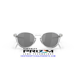 Oakley Pitchman R Polished Clear Prizm Black Sunglasses OO9439-02