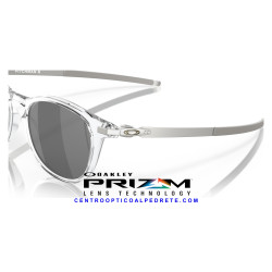 Oakley Pitchman R Polished Clear Prizm Black Sunglasses OO9439-02