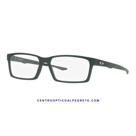 Oakley Overhead Matte Dark Silver/Blue Colorshift OX8060-04 Glasses | COA