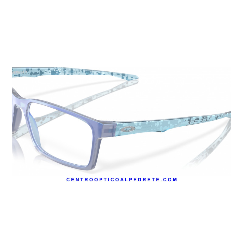 Oakley Overhead Matte Dark Stonewash Opaline OX8060-06 Eyeglasses Frame | COA