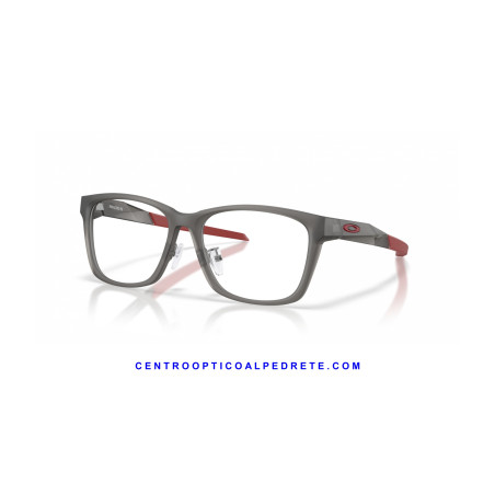 Oakley Paracord RX Satin Grey Smoke / Red OX8196D-05 Prescription Glasses | COA