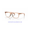 Oakley Leadline Rx Polished Transparent Sepia OX8175-08 Eyeglasses Frame | COA