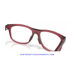Oakley Leadline Rx Transparent Iron Red OX8175-11 Prescription Glasses | COA