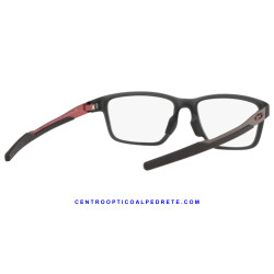 Gafas Graduadas Oakley MetaLink Satin Black / Red (OX8153-05) | Óptica Alpedrete