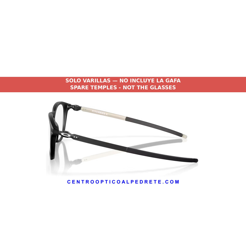 Oakley Pitchman R Satin Black Replacement Temples OX8105-01V