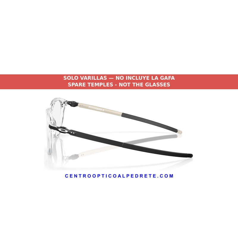 Oakley Pitchman R Polished Clear Replacement Temples OX8105-04V