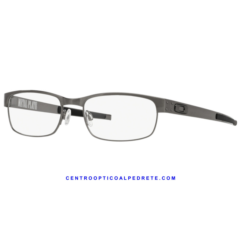 Oakley Metal Plate Brushed Chrome OX5038-06 Eyeglasses | Centro Óptico Alpedrete