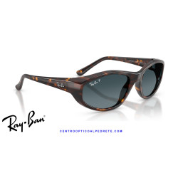 Ray-Ban RB2228 Havana lente Polarized Light Blue Gradient (710/S3) · Graduable