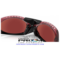 Oakley Plantaris OO9437-16 Transparent Iron Red | Centro Óptico Alpedrete