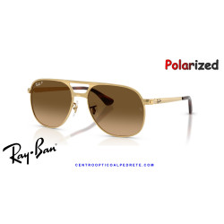 Ray-Ban Bill Max oro polarizada, tallas 56 y 59 | Centro Óptico Alpedrete
