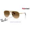Ray-Ban Bill Max oro polarizada, tallas 56 y 59 | Centro Óptico Alpedrete
