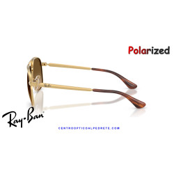 Ray-Ban Bill Max oro polarizada, tallas 56 y 59 | Centro Óptico Alpedrete