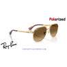 Ray-Ban Bill Max oro polarizada, tallas 56 y 59 | Centro Óptico Alpedrete