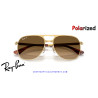 Ray-Ban Bill Max oro polarizada, tallas 56 y 59 | Centro Óptico Alpedrete