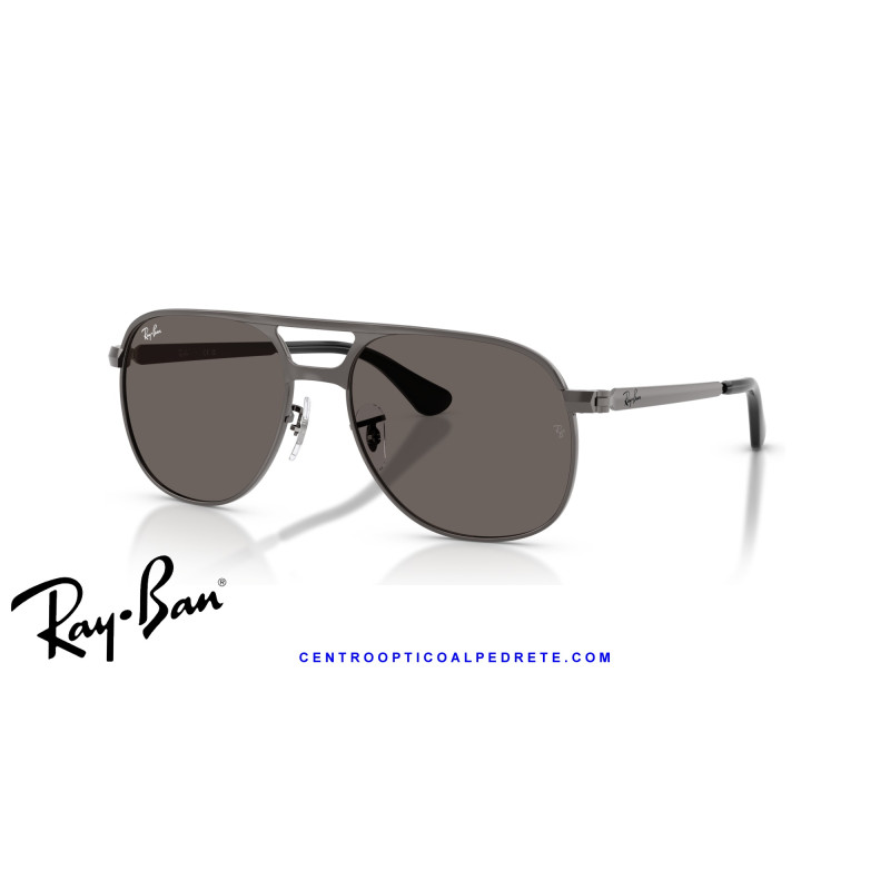 Ray-Ban Bill Max gunmetal gris, tallas 56 y 59 | Centro Óptico Alpedrete