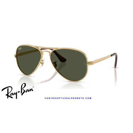 Ray-Ban Aviator Max Gold / Green RB3925 001/31 | Centro Óptico Alpedrete