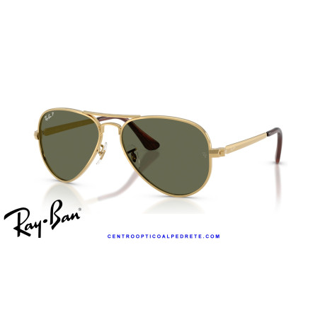 Ray-Ban Aviator Max Gold Green Polarized RB3925 001/58 | Alpedrete
