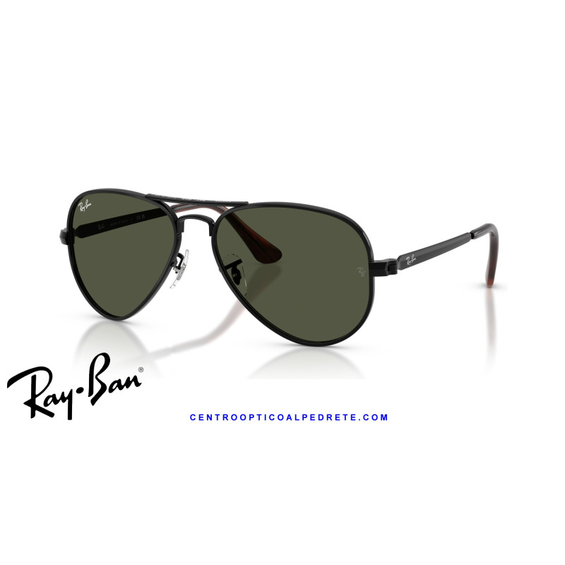 Ray-Ban Aviator Max Black Green RB3925 002/31 | Alpedrete