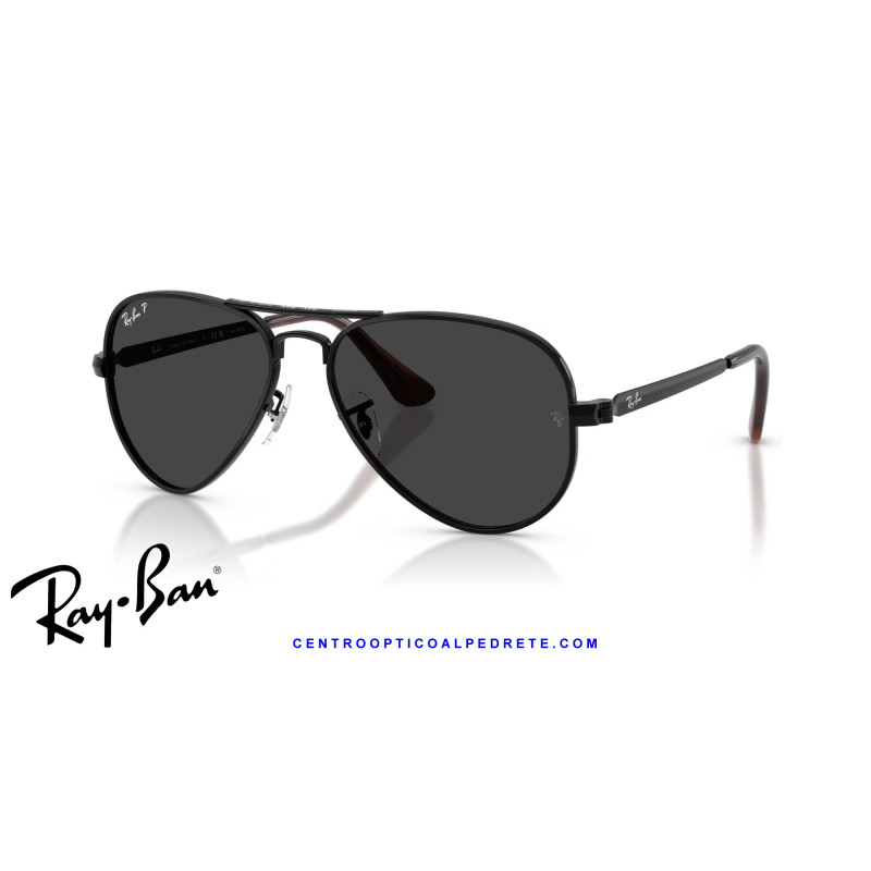 Ray-Ban Aviator Max Black Black Polarized RB3925 002/48 | Alpedrete