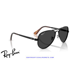 Ray-Ban Aviator Max Black Black Polarized RB3925 002/48 | Alpedrete