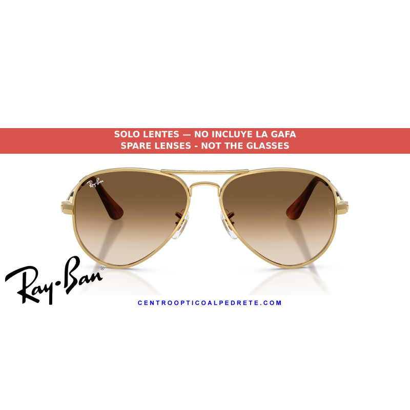 lenses Ray-Ban Aviator Max RB3925 Clear Gradient Brown | Centro Óptico Alpedrete