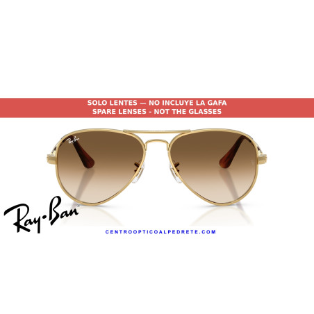 lenses Ray-Ban Aviator Max RB3925 Clear Gradient Brown | Centro Óptico Alpedrete