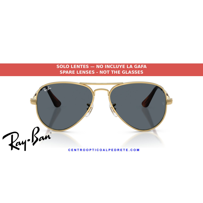 Replacement lenses Ray-Ban Aviator Max RB3925 Blue | Centro Óptico Alpedrete