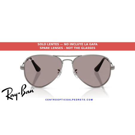 Lentes de repuesto Ray-Ban Aviator Max RB3925 Violet | Centro Óptico Alpedrete
